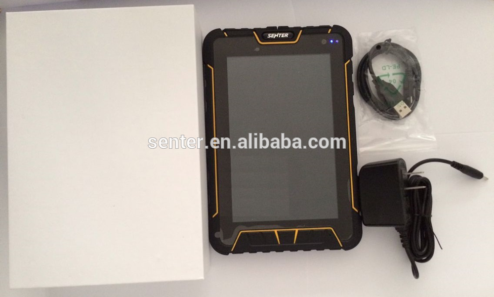 7 inch Android rugged tablet PC 4G LTE GPRS SIM card slot USB UHF RFID reader wifi GSP bluetooth barcode scanne ST907