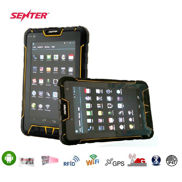 ST907HG+2 7 Inch android Mobile Industrial Tablet PC with 2D Barcode Scanner QR Code,PDF417 Code