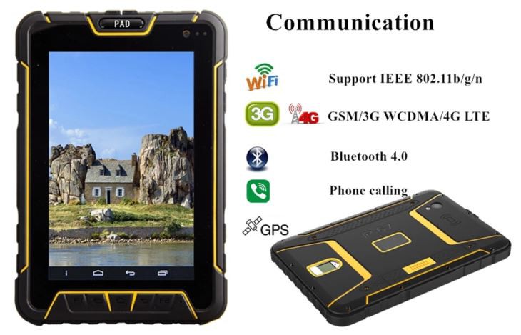 ST907HG+2 7 Inch android Mobile Industrial Tablet PC with 2D Barcode Scanner QR Code,PDF417 Code