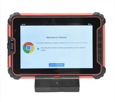 Codi de barres de tauleta industrial Android de 8 polzades
